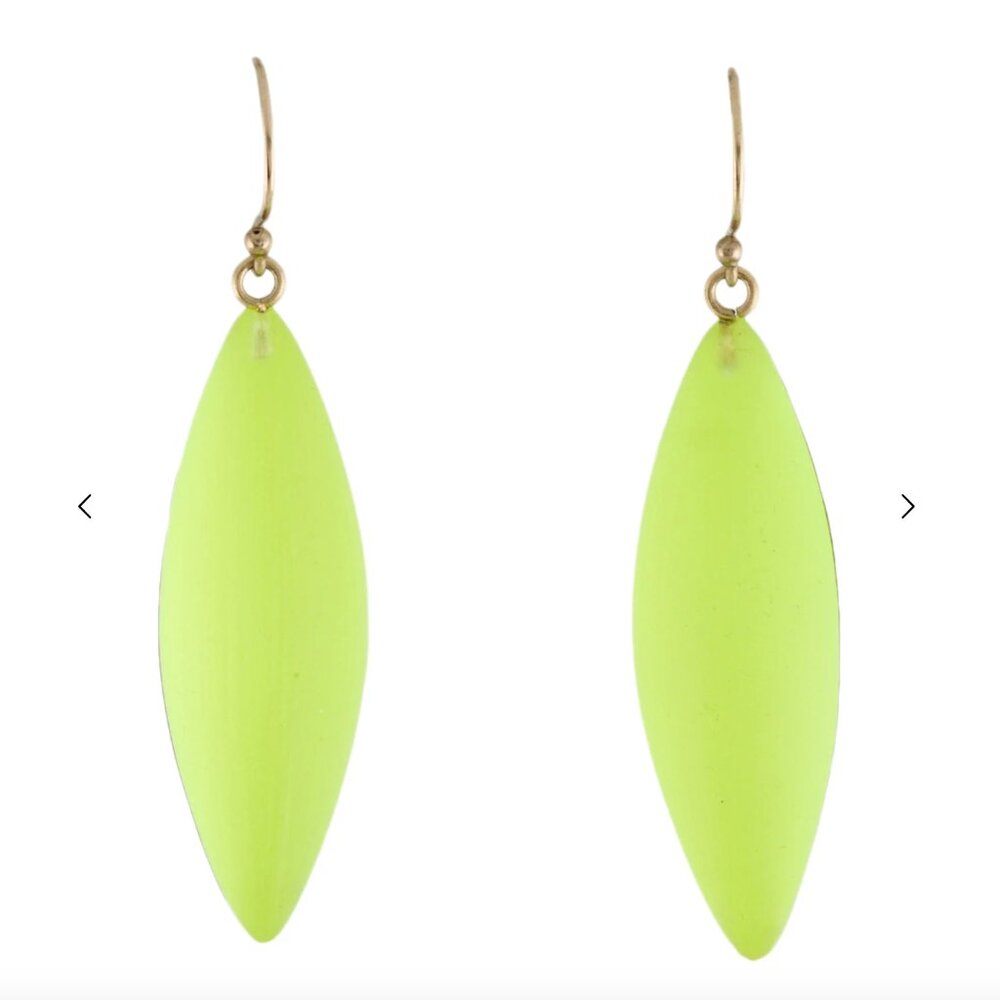 Alexis Bittar | Neon Lucite Spear Drop Earrings